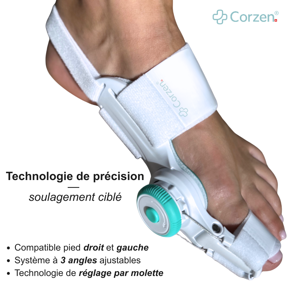 Orthèse Hallux Valgus — soulage la douleur, apaise la tension