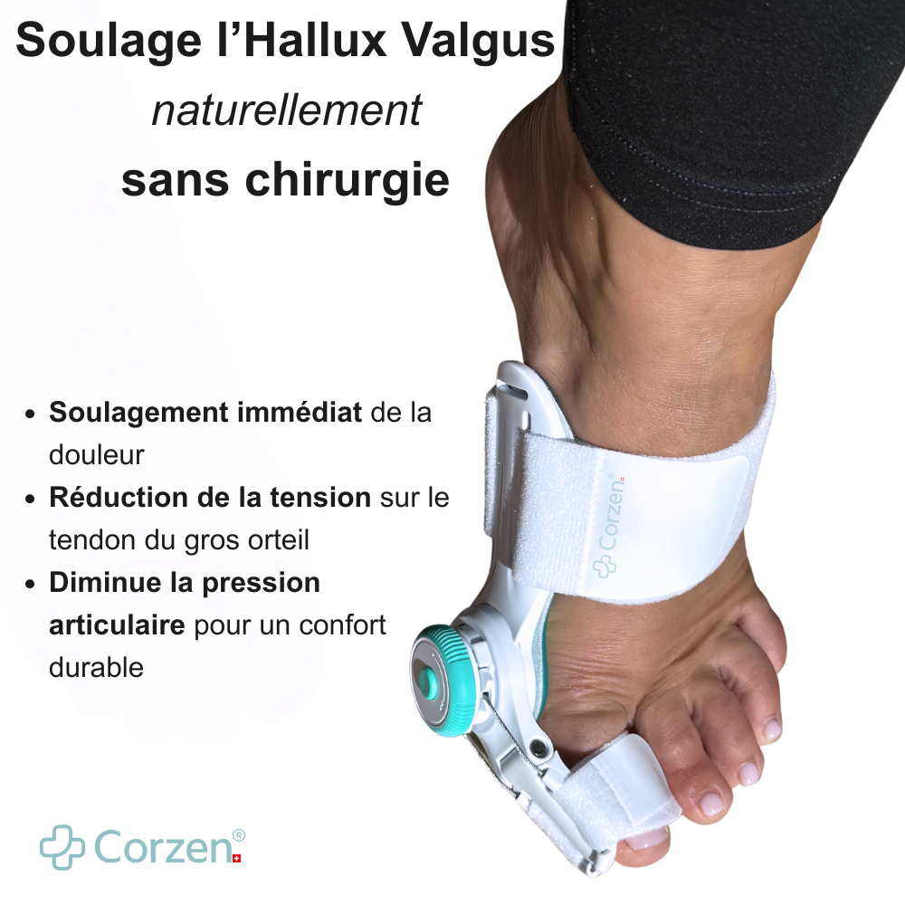 Orthèse Hallux Valgus — soulage la douleur, apaise la tension