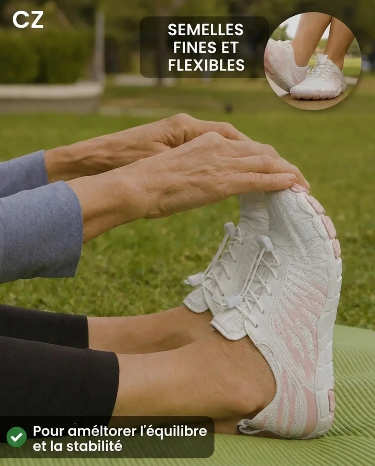 CZ Active - Chaussures Minimalistes Lifestyle Actif & Soulagement des Douleurs