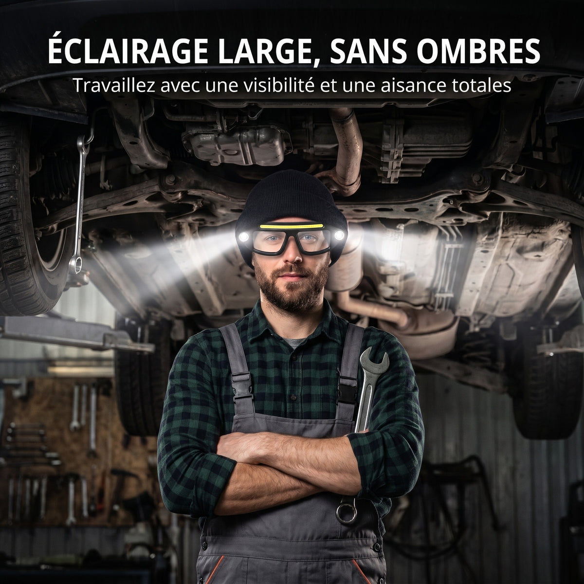 Éclairage large, sans ombres