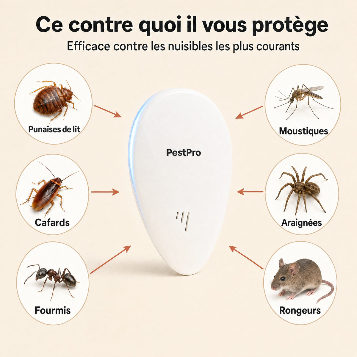 Ce contre quoi PestPro vous protège