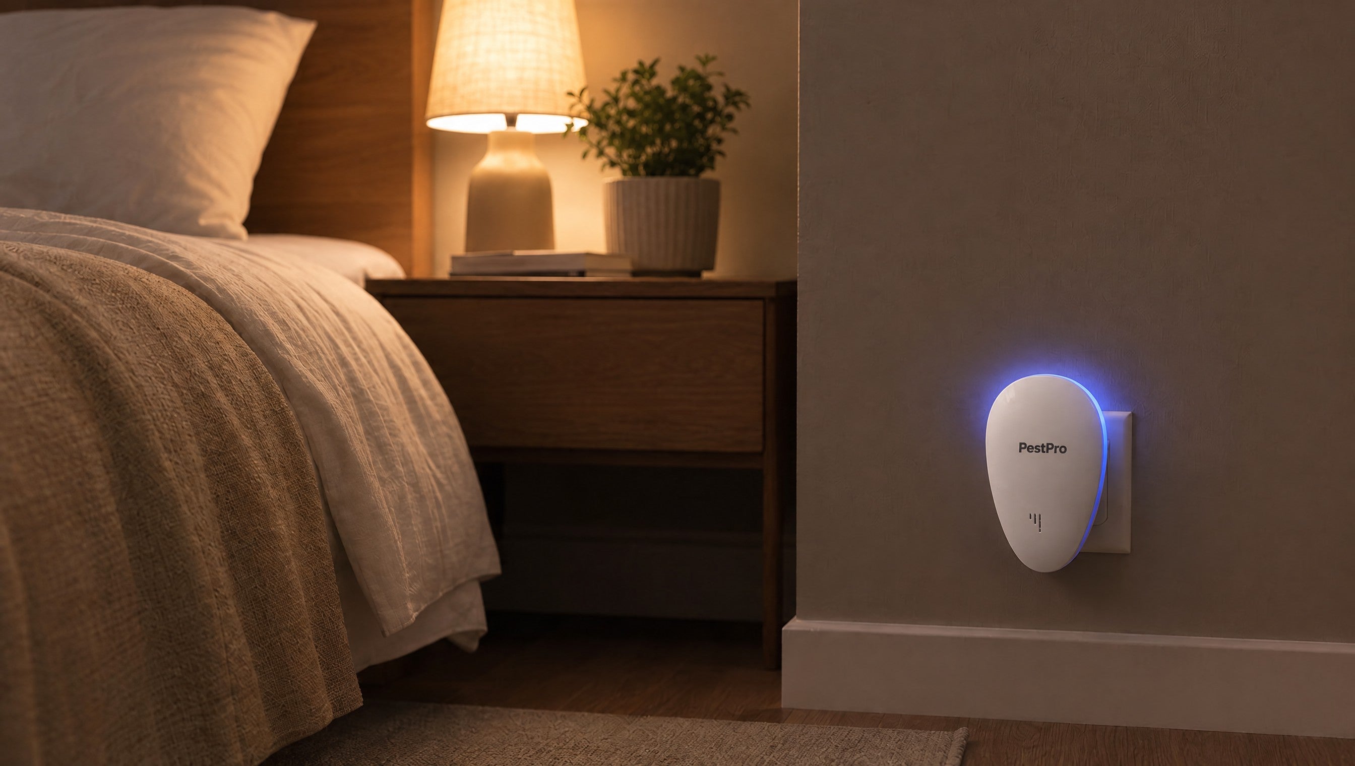 PestPro branché dans une chambre